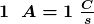   \boldsymbol{1 \;\ {A} = 1 \; \frac{C} {s} } 