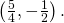 \left(\frac{5}{4},-\frac{1}{2}\right).