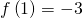 f\left(1\right)=-3