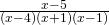 \frac{x-5}{\left(x-4\right)\left(x+1\right)\left(x-1\right)}