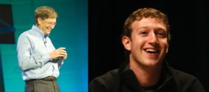 Figure 12.2 Successful businessmen: Bill Gates and Mark Zuckerburg. Image courtesy of Lori Tingey, http://commons.wikimedia.org/wiki/File:Bill_Gates_at_CES_2007_%28350043329%29.jpg (left). Image courtesy of Jason McELweenie, http://commons.wikimedia.org/wiki/File:Mark_Zuckerberg_-_South_by_Southwest_2008.jpg (right).