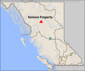Kemess location in BC
