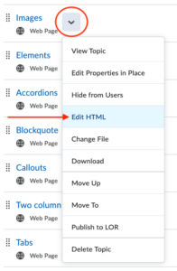 Images in Brightspace – Quick Start Guides for EdTech Tools
