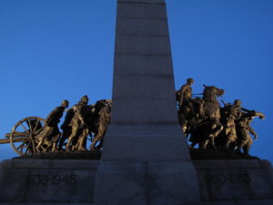 The western aspect of "The Response." (Photo by R. Wolsak.) https://en.wikipedia.org/wiki/National_War_Memorial_(Canada)#/media/File:National_War_Memorial_in_Ottawa_(1).jpg