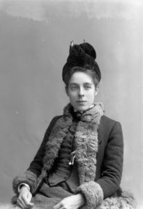 At 26 years of age in 1889, Bertha Wright (later Mrs. Carr-Harris) was founder and first president of the Canadian YWCA. (Photo by William James Topley/Library and Archives Canada/PA-167608) http://collectionscanada.gc.ca/pam_archives/index.php?fuseaction=genitem.displayItem&rec_nbr=3229086&lang=eng