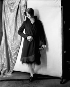 By 1930 dress lengths were back over the knees but the material was still a fraction of what it was before the war. Credit: Library and Archives Canada/PA-053423