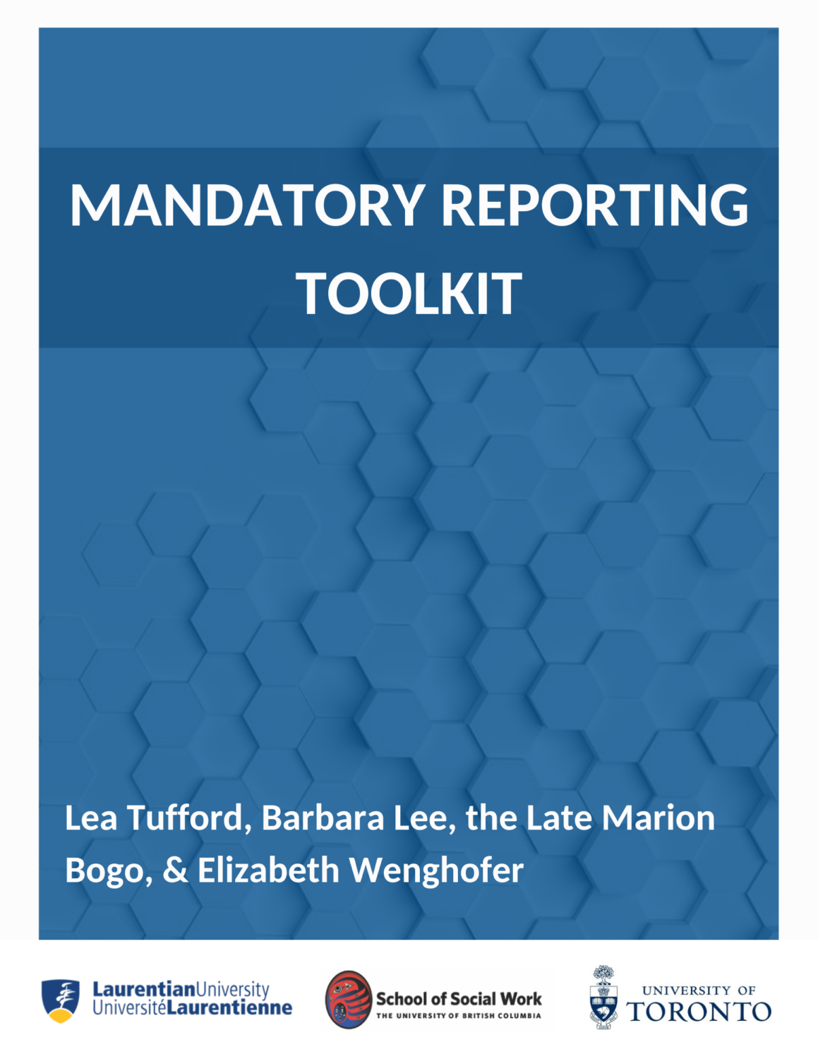 Cover image for Mandatory Reporting Toolkit
