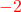{\color{red}{-2}}