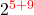 2^{\color{red}{5+9}}