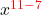 x^{{\color{red}{11-7}}}