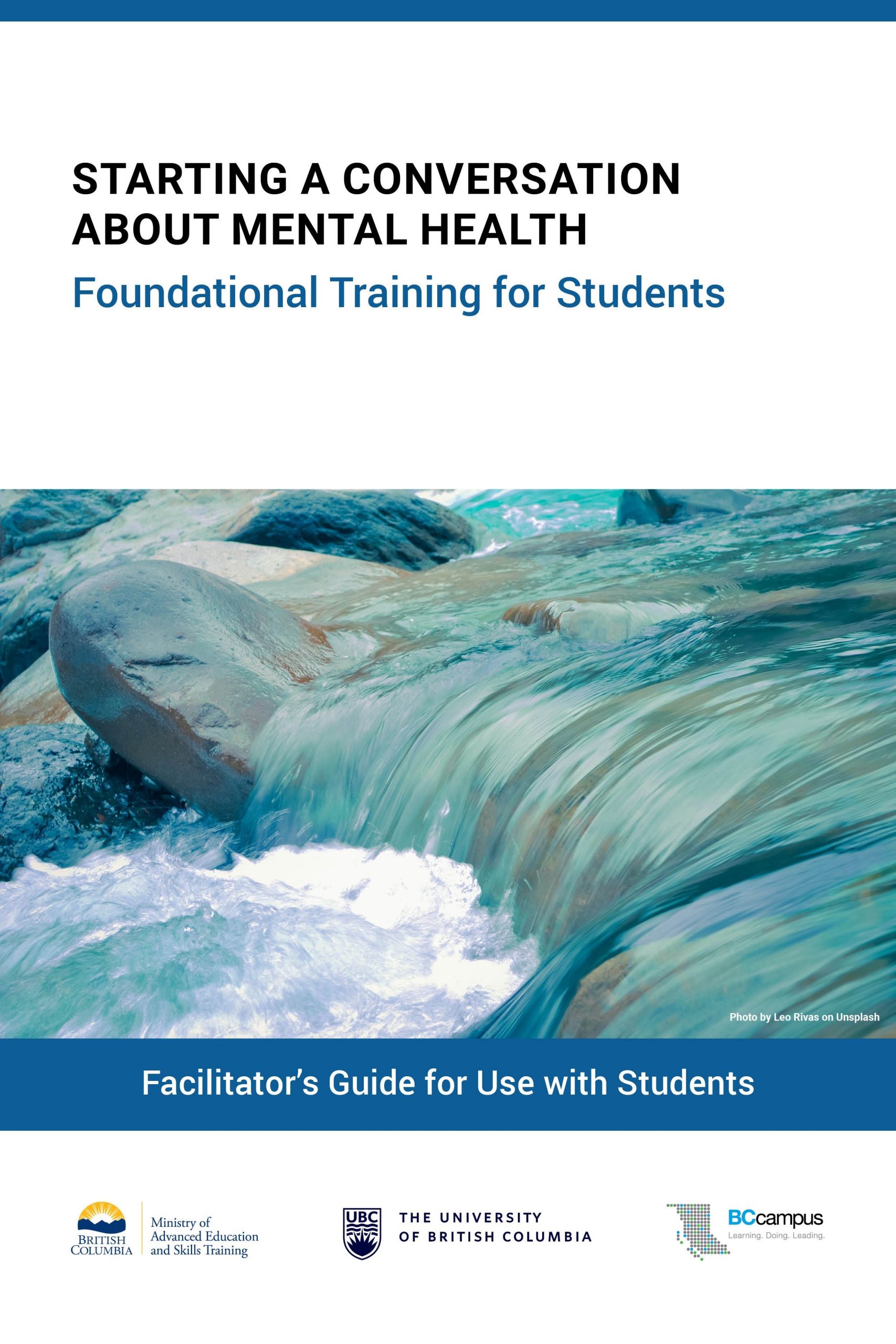 Cover image for Starting A Conversation About Mental Health: Foundational Training for Students