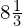 8\frac{1}{3}