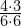 \frac{4\cdot3}{6\cdot6}