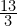 \frac{13}{3}