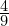 \frac{4}{9}