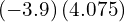 \left(-3.9\right)\left(4.075\right)