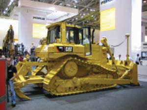 A Caterpillar construction Bulldozer