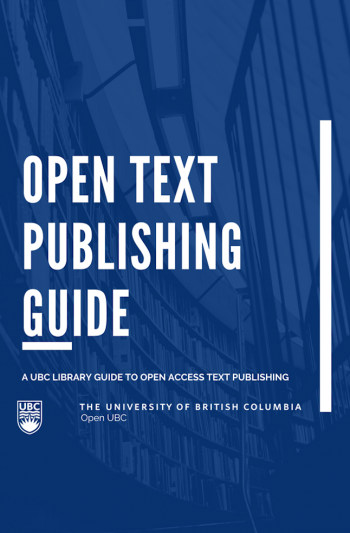 UBC Open Text Publishing Guide – Simple Book Publishing