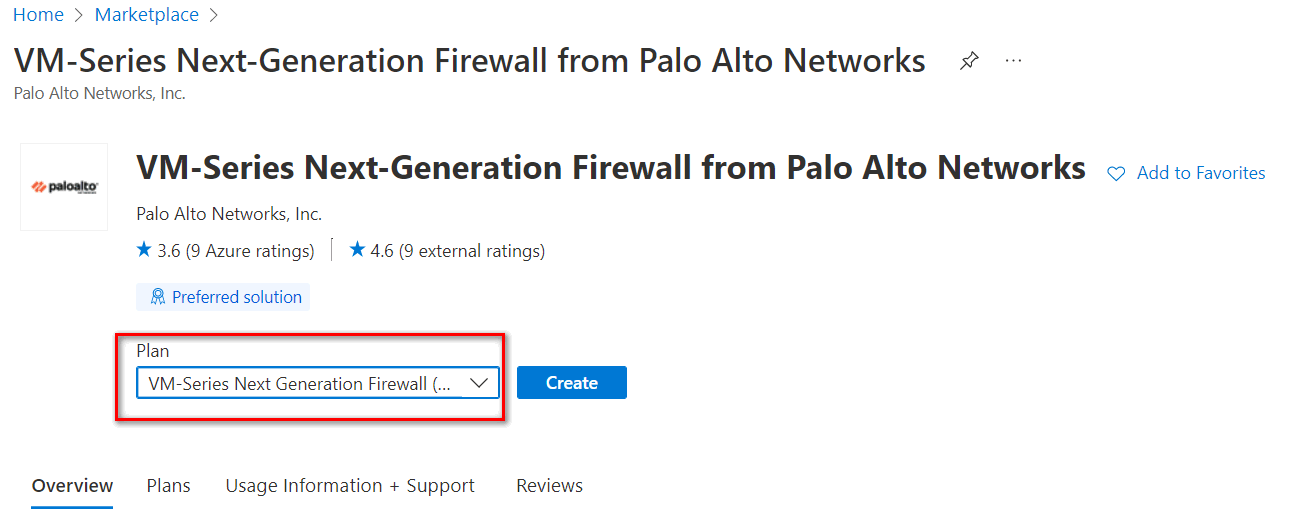 Select VM-Series Next Generation Firewall