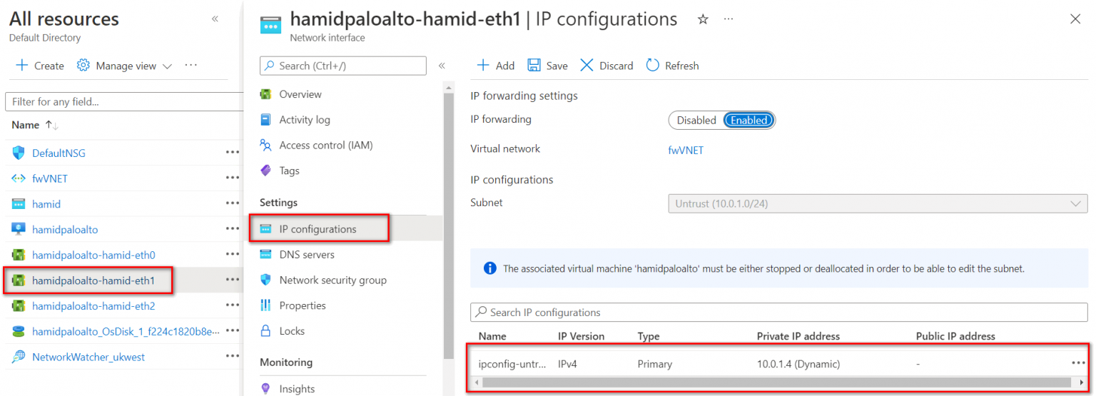 4.2 Deploy Palo Alto to Azure – Palo Alto Firewall