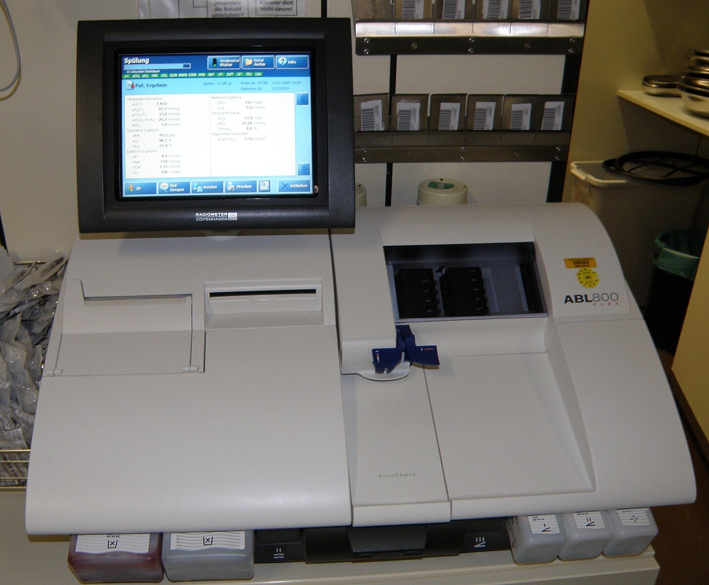 Arterial Blood Gas Device