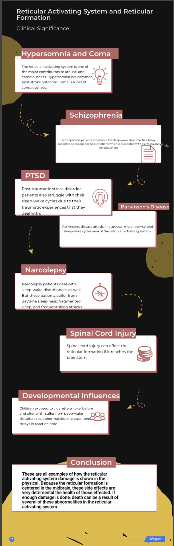 Reticular Activating System and Reticular Formation.