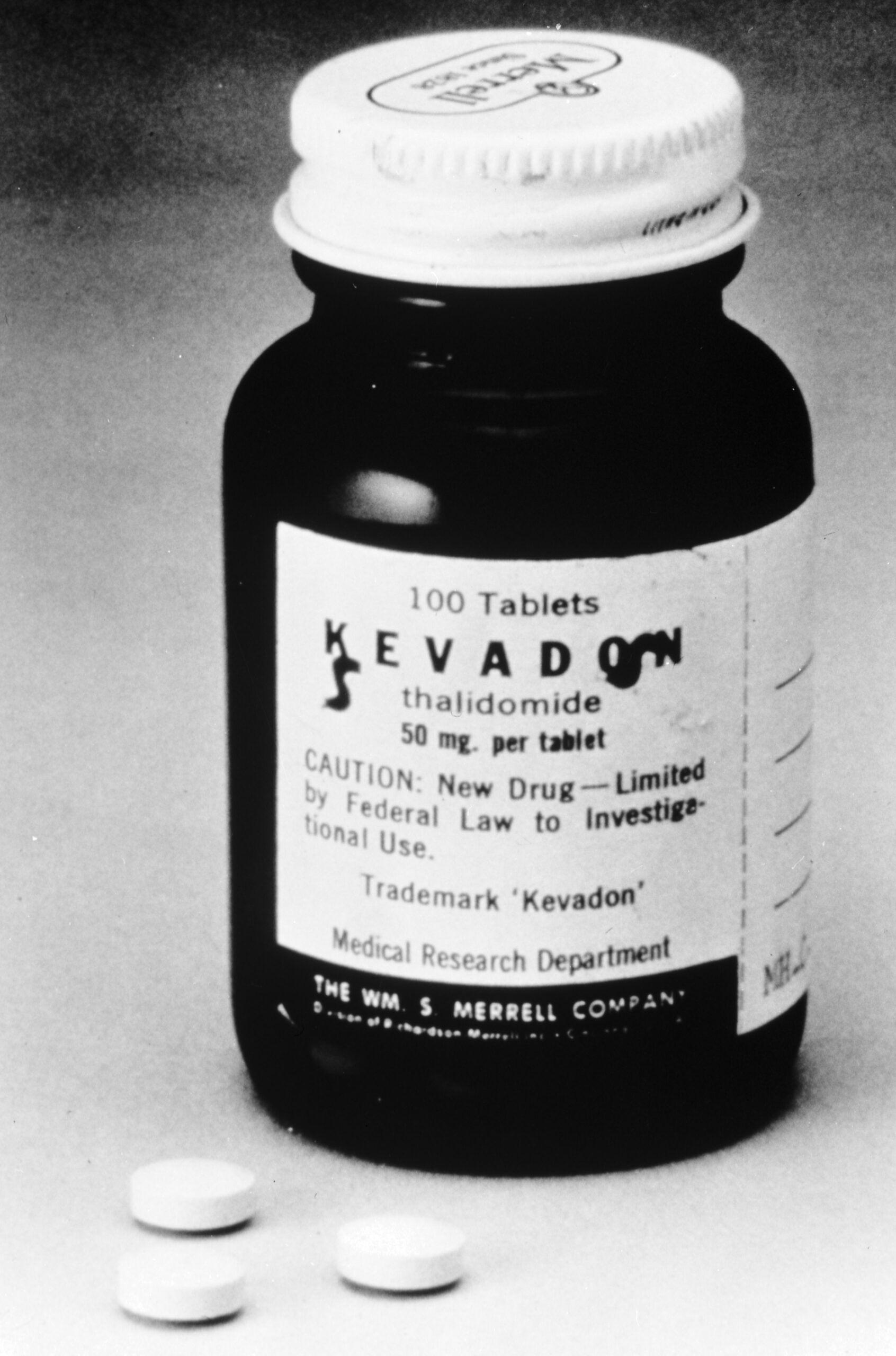 Thalidomide is an oral medication that was marketed in the early 1950s as a treatment for morning sickness.