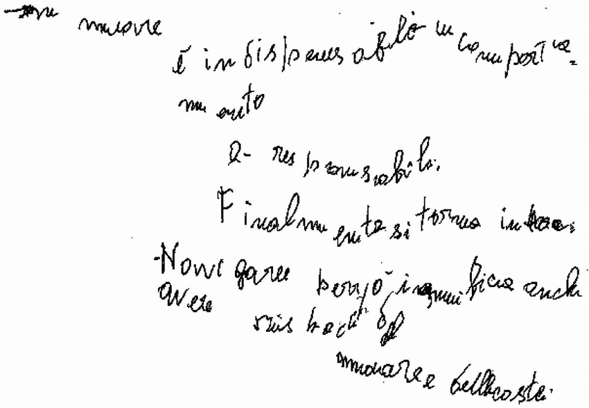 Visuo-constructive agraphia in writing to dictation.