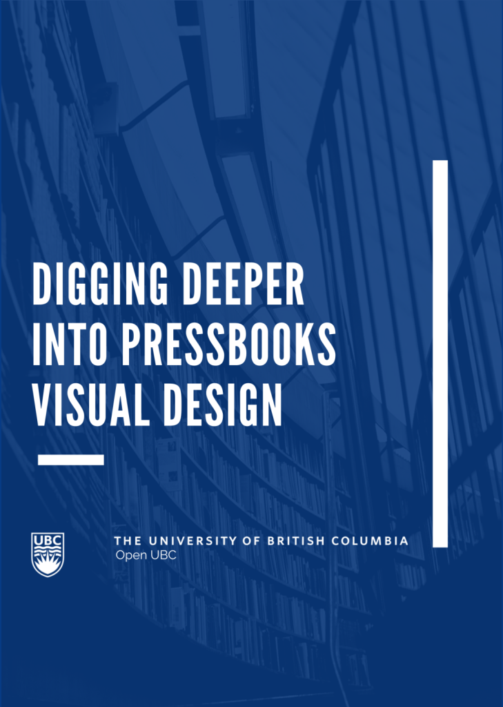 Digging Deeper Into Pressbooks Visual Design – Simple Book Publishing