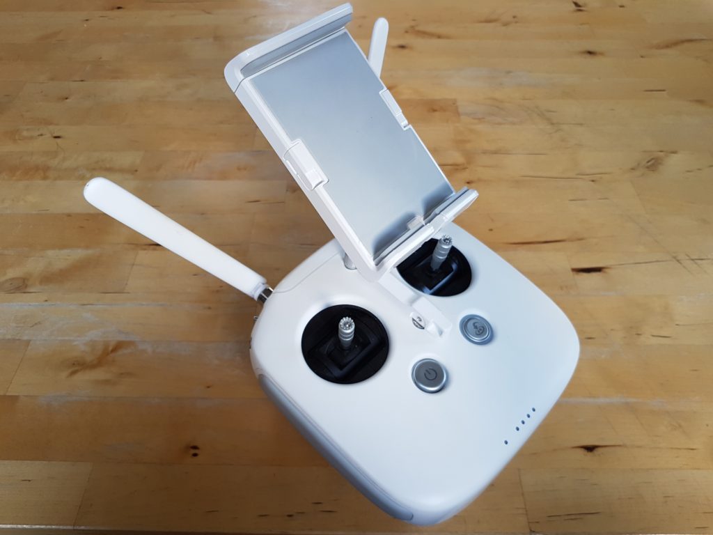 White controller for the DJI Phantom 3 Professional drone