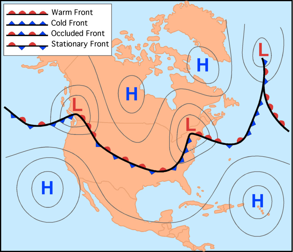 LABORATORY 4: MID-LATITUDE CYCLONES, WEATHER MAPS, AND FORECASTING