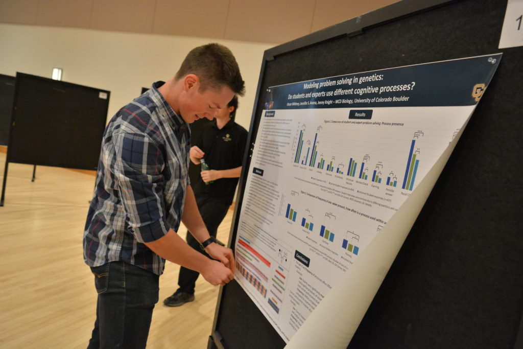 Poster session at CU Boulder