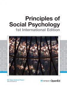 Principles Of Social Psychology – 1st International Edition – Open Textbook