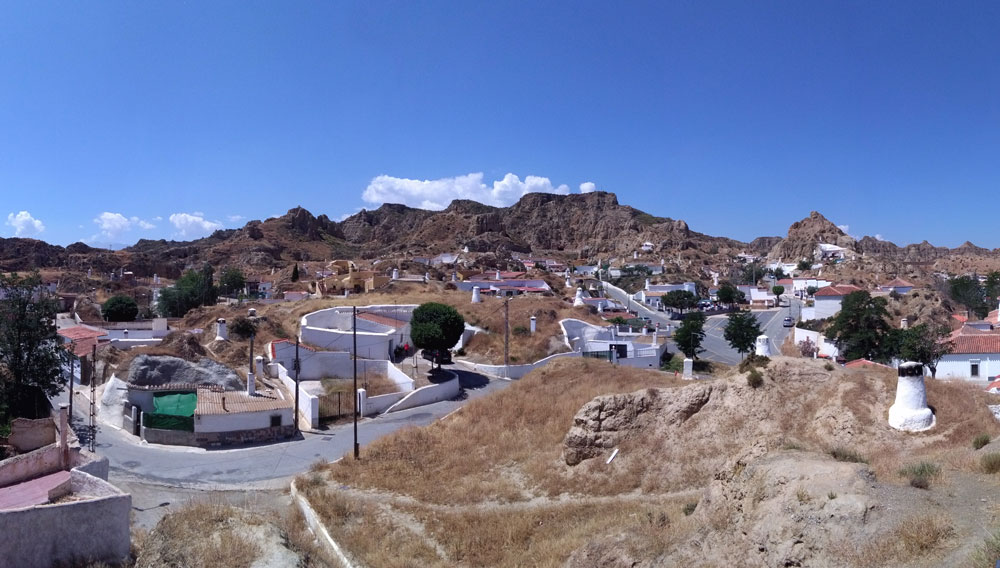 Street in Guadix Spain