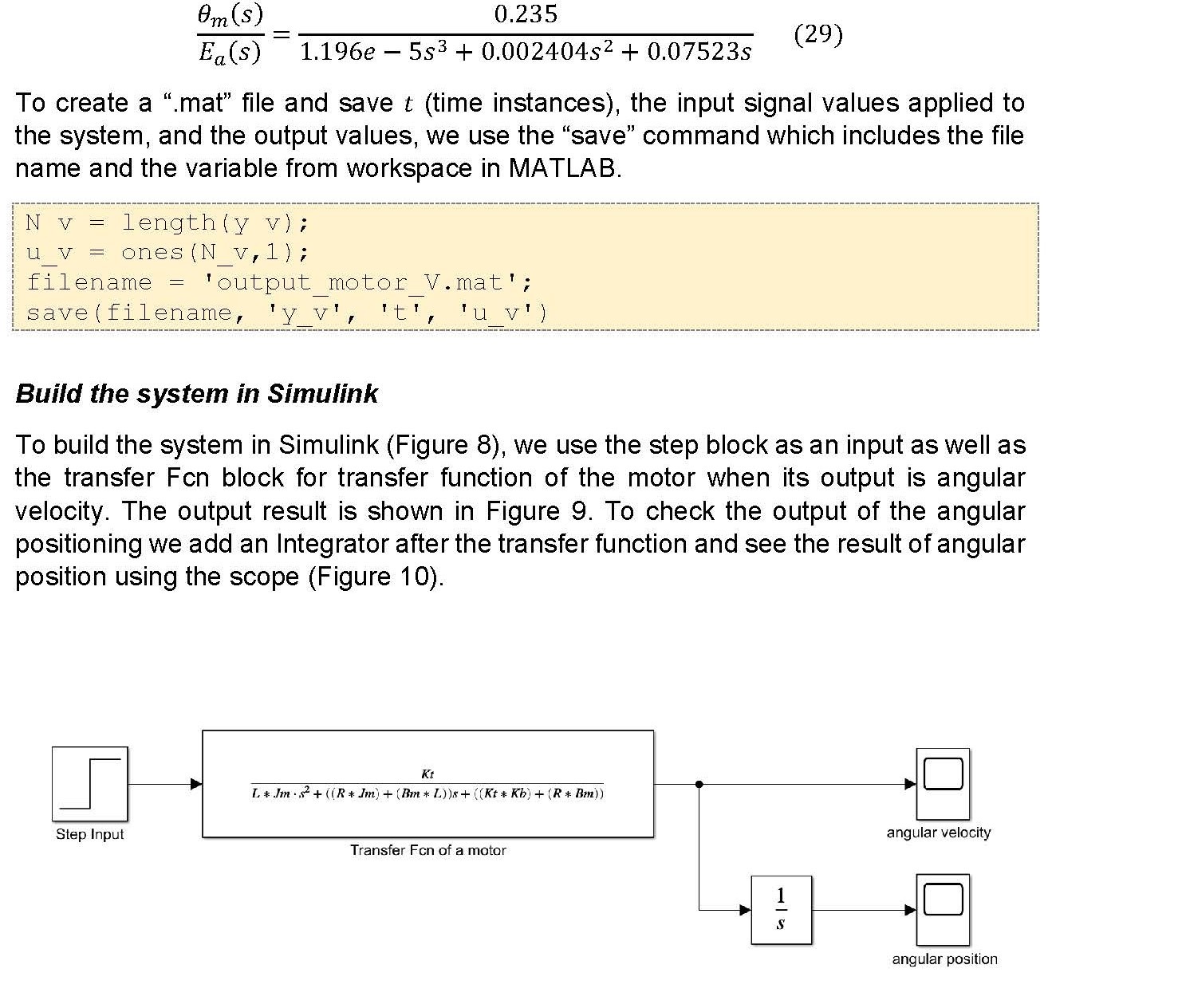 Solution – DC motors – Physical System Modelling Using MATLAB