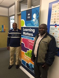 John Gekonde and Daniel Nyariki visit VIU's TLC