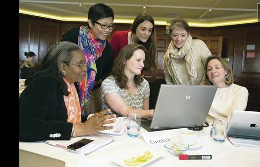 Bank of America's Vital Voices progam links women executives of small and medium sized enterprises Image: © Belfast Telegraph, 2014