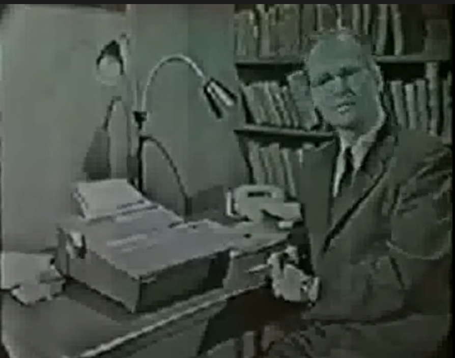 Figure 2.3.3 YouTube video/film of B.F. Skinner demonstrating his teaching machine, 1954 Click on image to see video