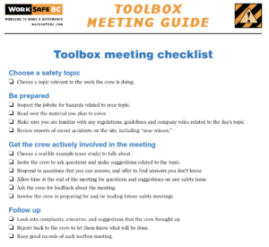 All About Toolbox Talks: Your Questions Answered