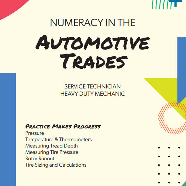 Numeracy in the Automotive Trades Trade Skills for Success Numeracy