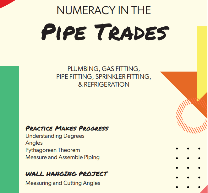 Numeracy in the Pipe Trades Trade Skills for Success Numeracy