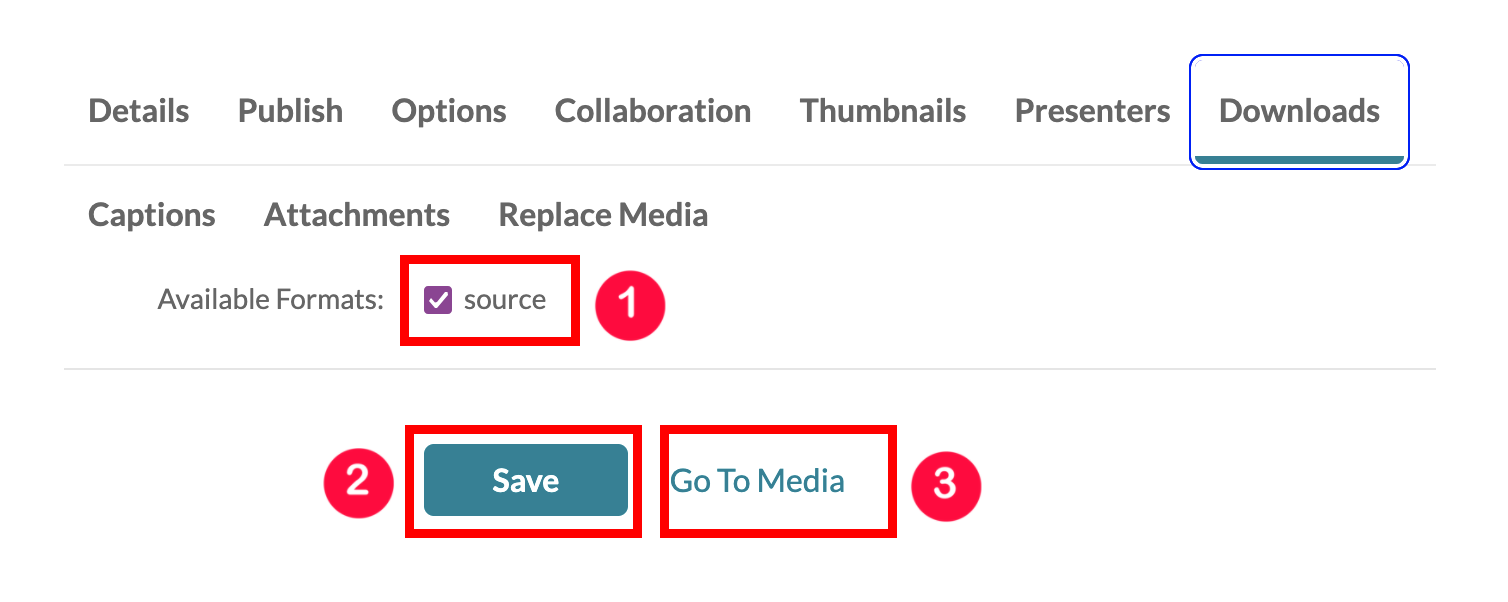 Click the checkbox that says source - click save