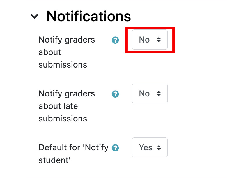 assignment submission notification