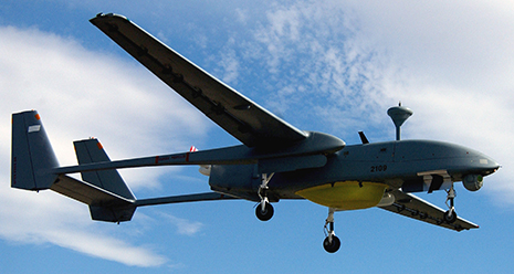 A photo of a drone plane.