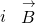 \stackrel{^}{i}\phantom{\rule{0.2em}{0ex}}×\phantom{\rule{0.2em}{0ex}}\stackrel{\to }{B}