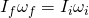 {I}_{f}{\omega }_{f}={I}_{i}{\omega }_{i}