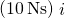 \text{−}\left(10\phantom{\rule{0.2em}{0ex}}\text{N}·\text{s}\right)\stackrel{^}{i}