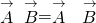 \stackrel{\to }{A}·\stackrel{\to }{B}=\stackrel{\to }{A}\phantom{\rule{0.2em}{0ex}}×\phantom{\rule{0.2em}{0ex}}\stackrel{\to }{B}