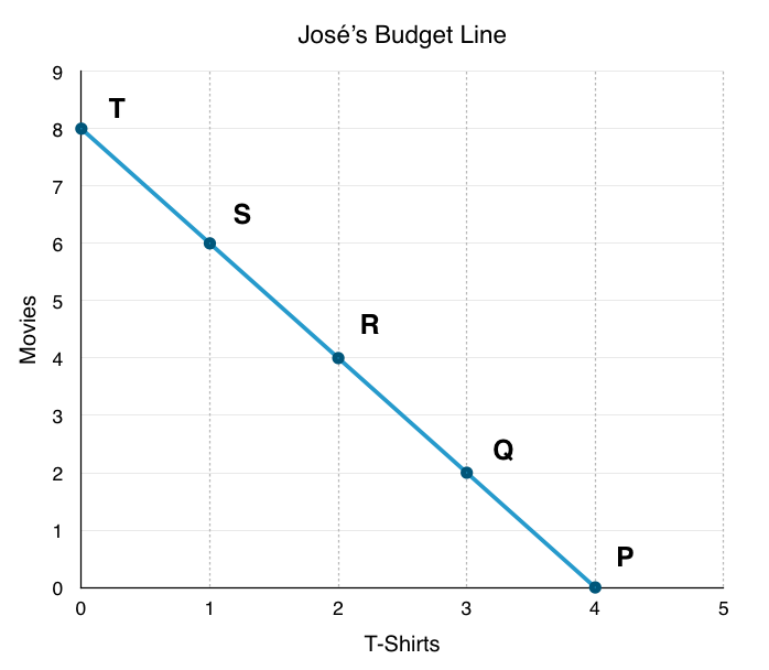 the budget line