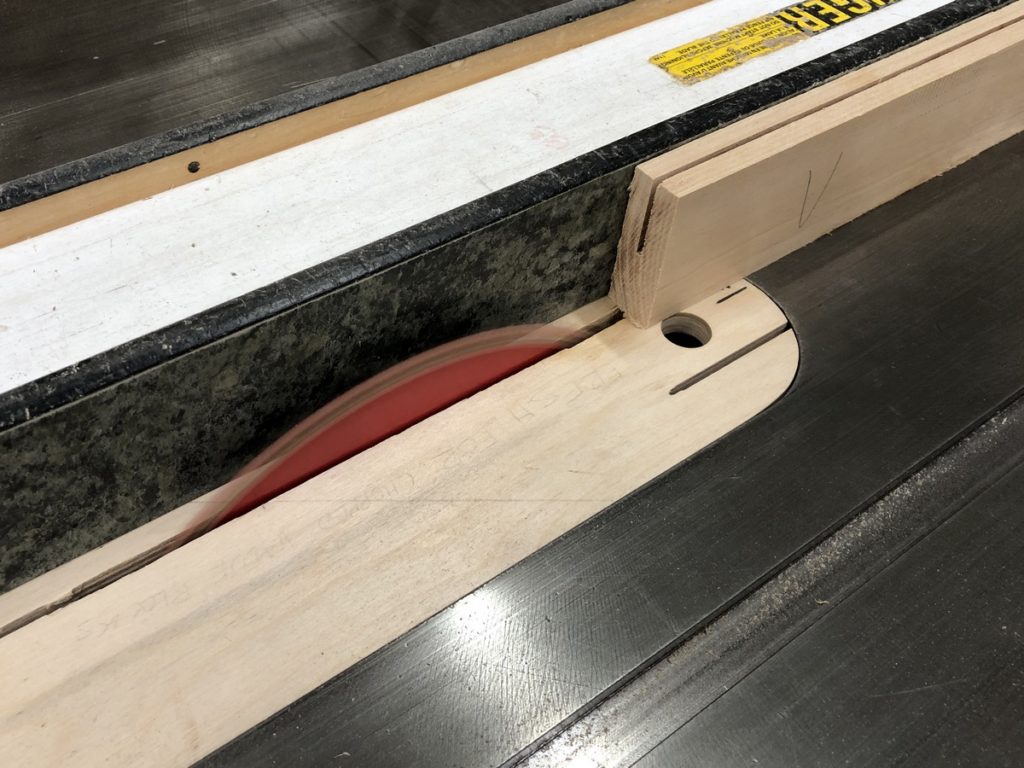 resawing on the table saw by cutting just greater than half the width of the the stock per pass.